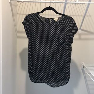 Black and white shirt